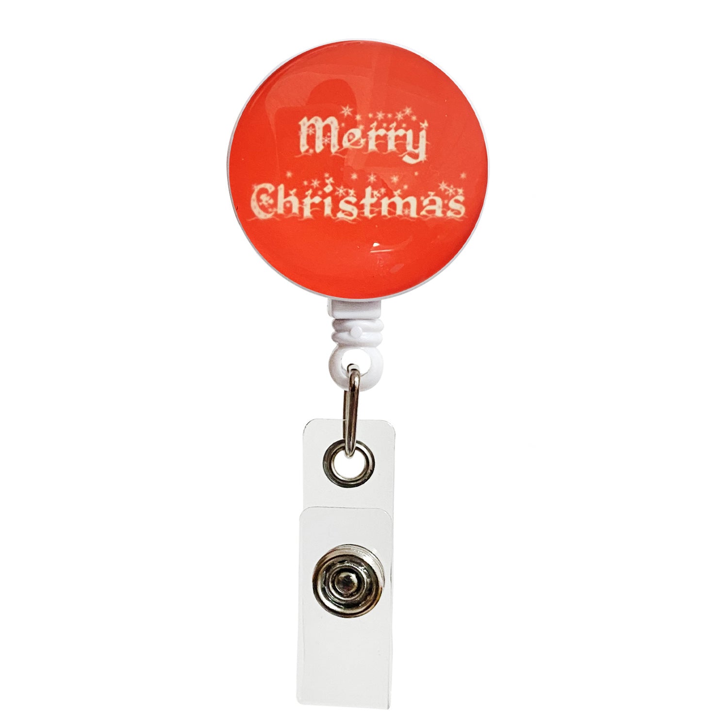 Wholesale Crystal Glass Christmas Telescopic Keychain